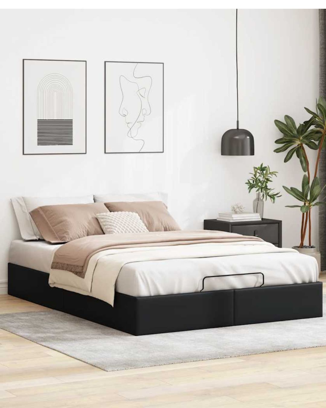 Lit coffre ottoman avec rangement