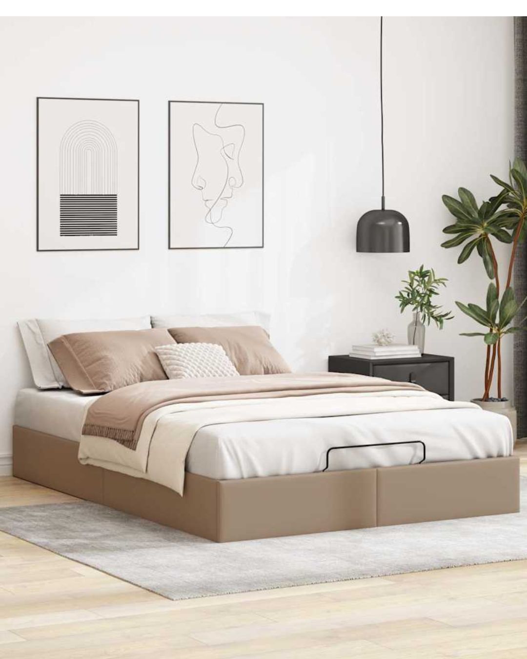 Lit coffre ottoman avec rangement