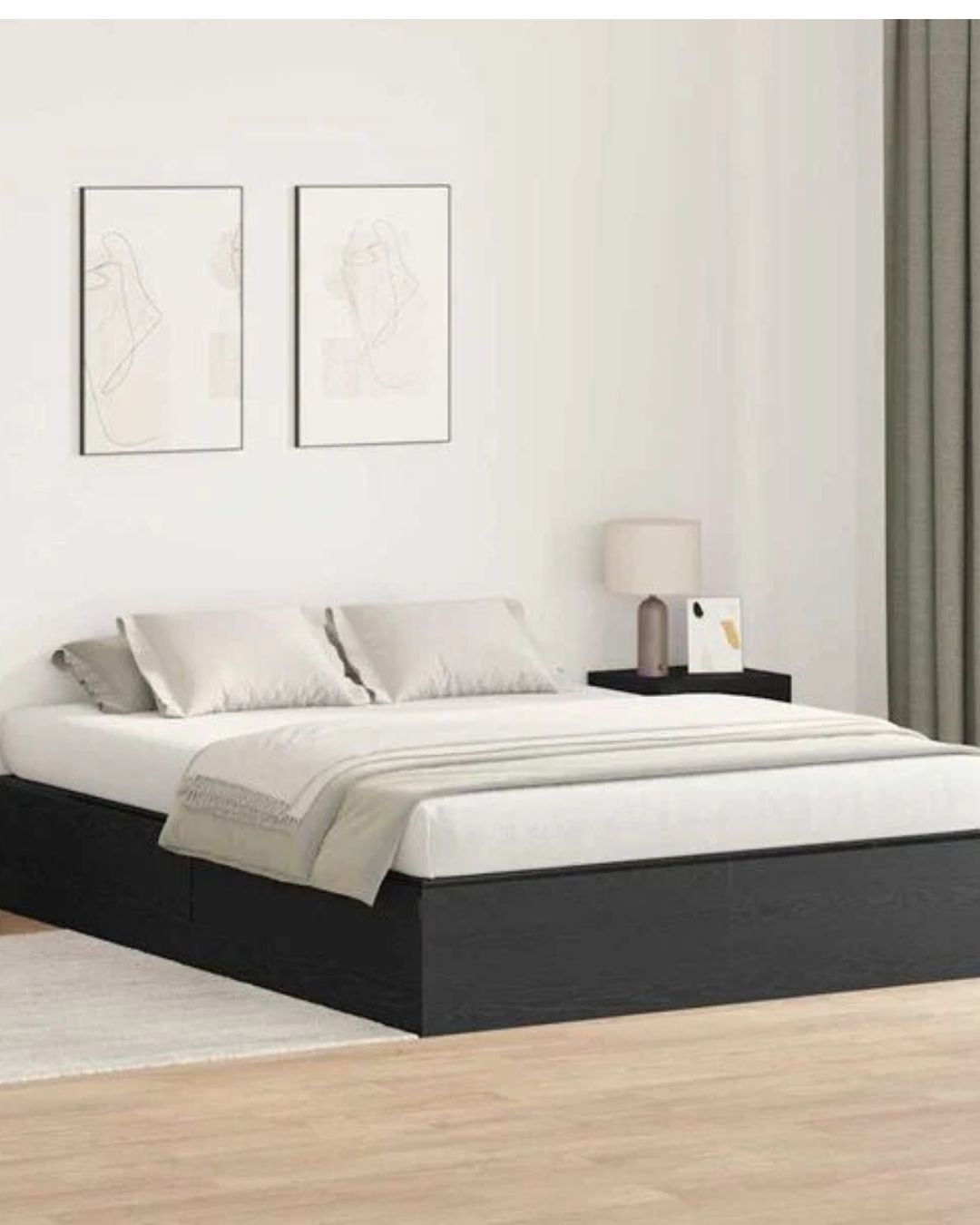 Lit bois avec rangement