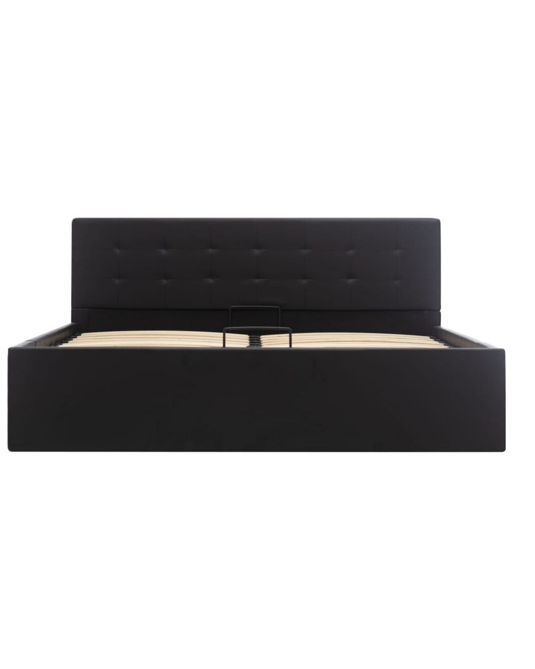 Lit coffre hydraulique simili cuir